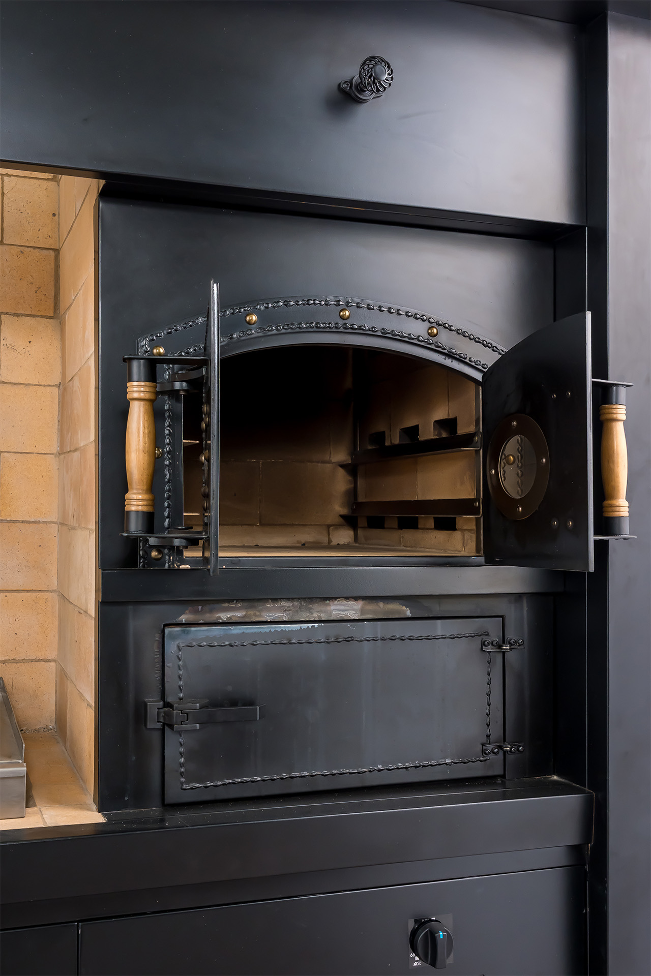 オプションのピザ窯