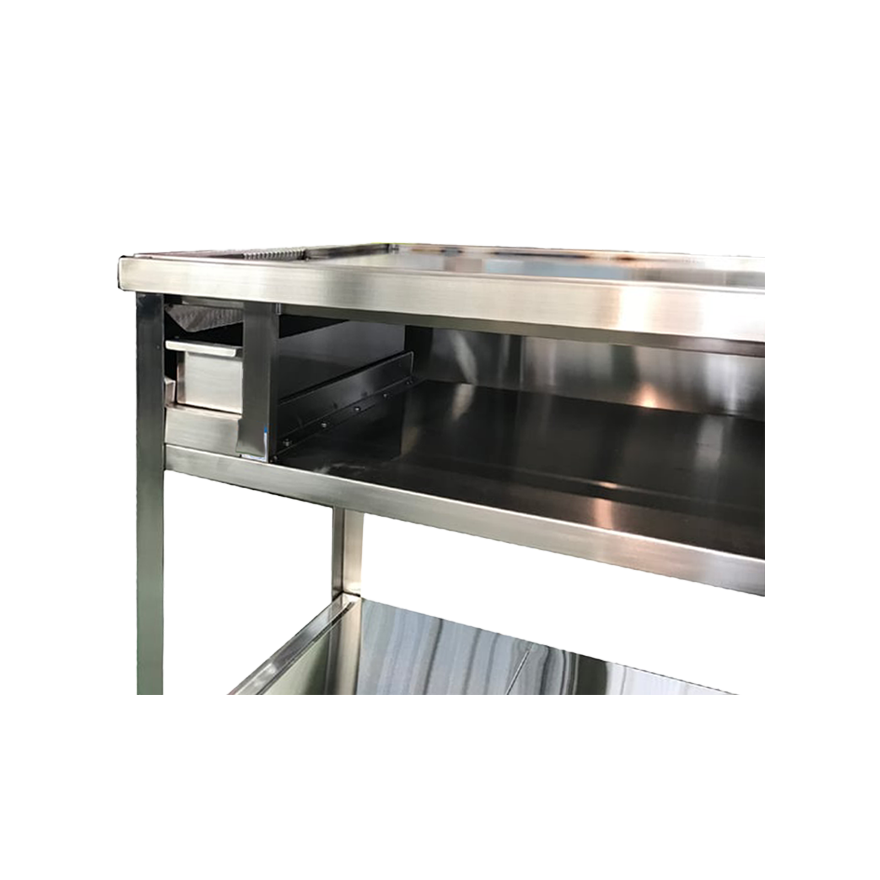 鉄板焼きカウンターの拡大画像