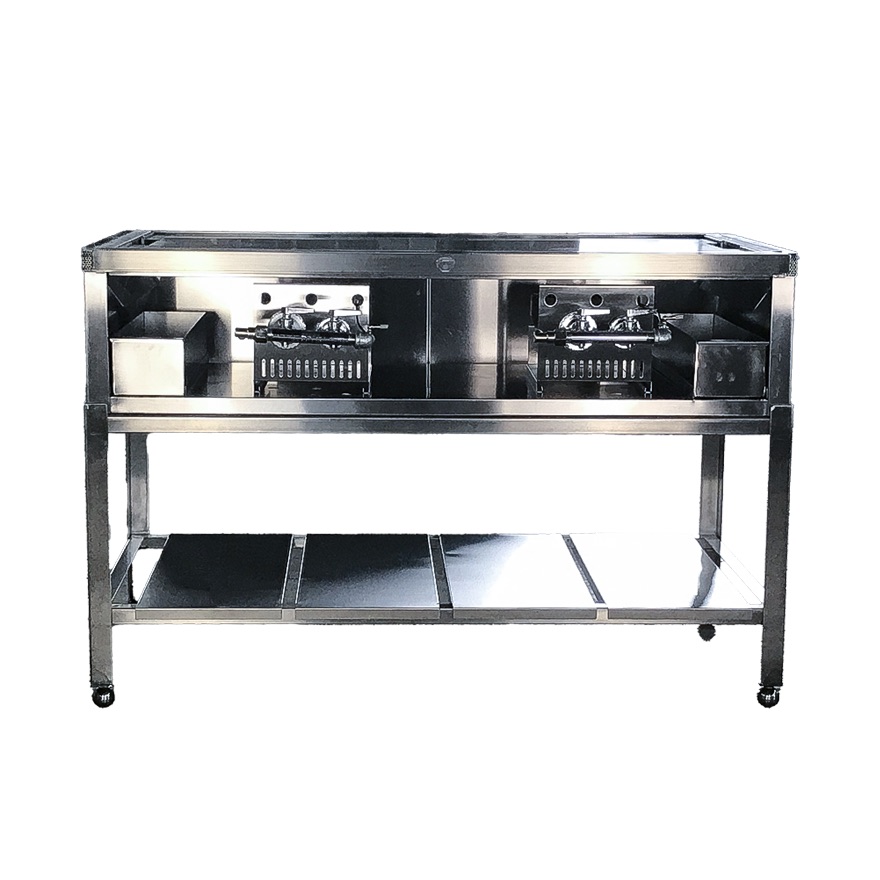 鉄板焼きカウンターの正面画像