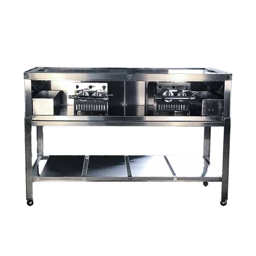 鉄板焼きカウンターの正面画像